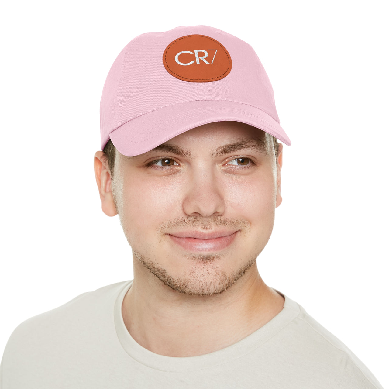 Cristiano Ronaldo CR7 Dad Hat with Leather Patch (Round)