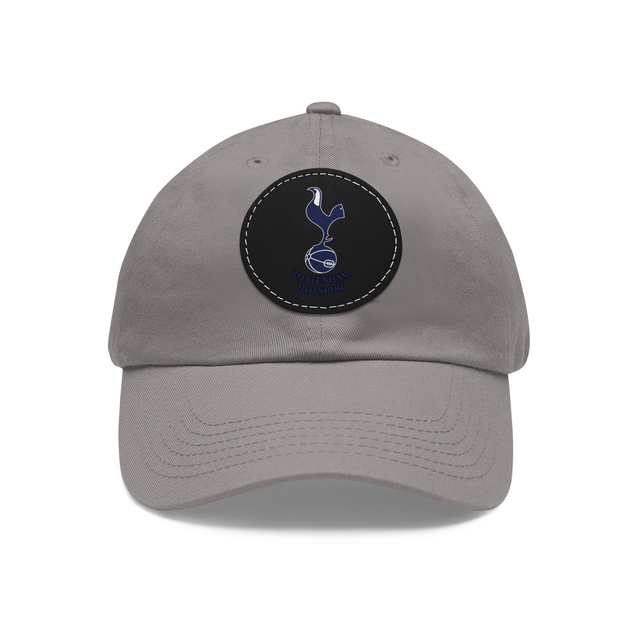 Tottenham Dad Hat with Leather Patch (Round)