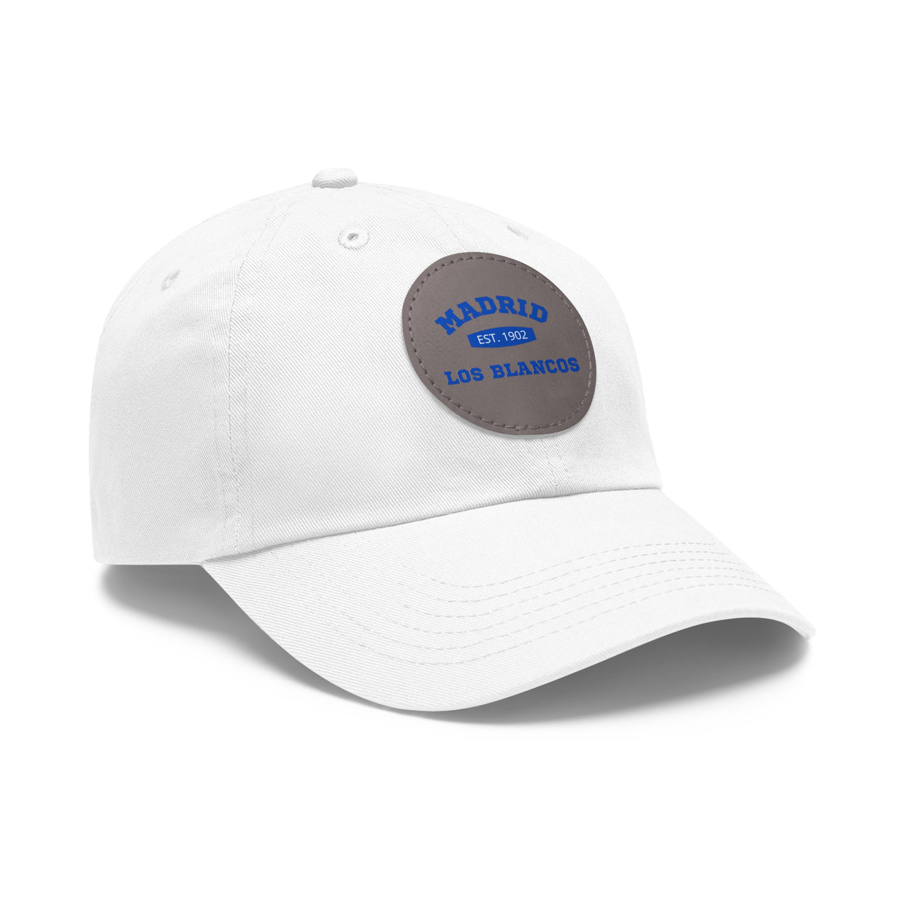 Real Madrid Los Blancos Dad Hat with Leather Patch (Round)