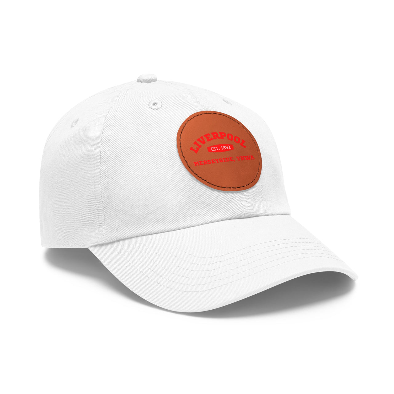 Liverpool YNWA Dad Hat with Leather Patch (Round)