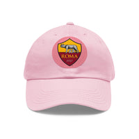 Thumbnail for Roma Dad Hat with Leather Patch (Round)