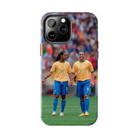 Thumbnail for Ronaldinho and Ronaldo Phenomenon Tough Phone Case - Brazil National Team