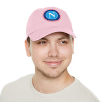 Thumbnail for Napoli Dad Hat with Leather Patch (Round)