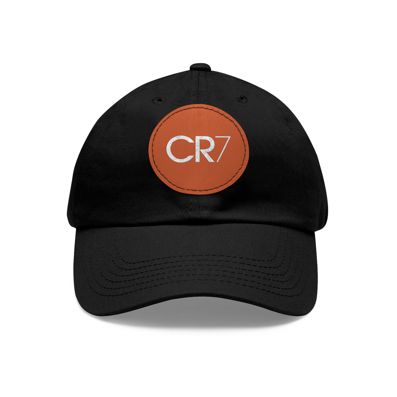 Cristiano Ronaldo CR7 Dad Hat with Leather Patch (Round)