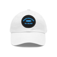 Thumbnail for Manchester City Dad Hat with Leather Patch (Round)