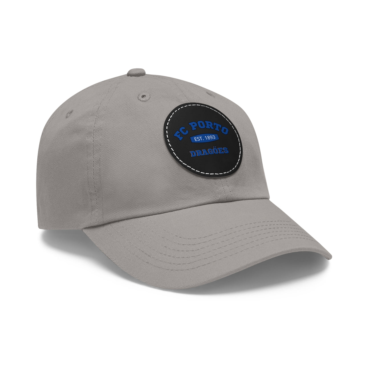 Porto Dad Hat with Leather Patch (Round)