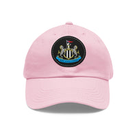 Thumbnail for Newcastle Dad Hat with Leather Patch (Round)