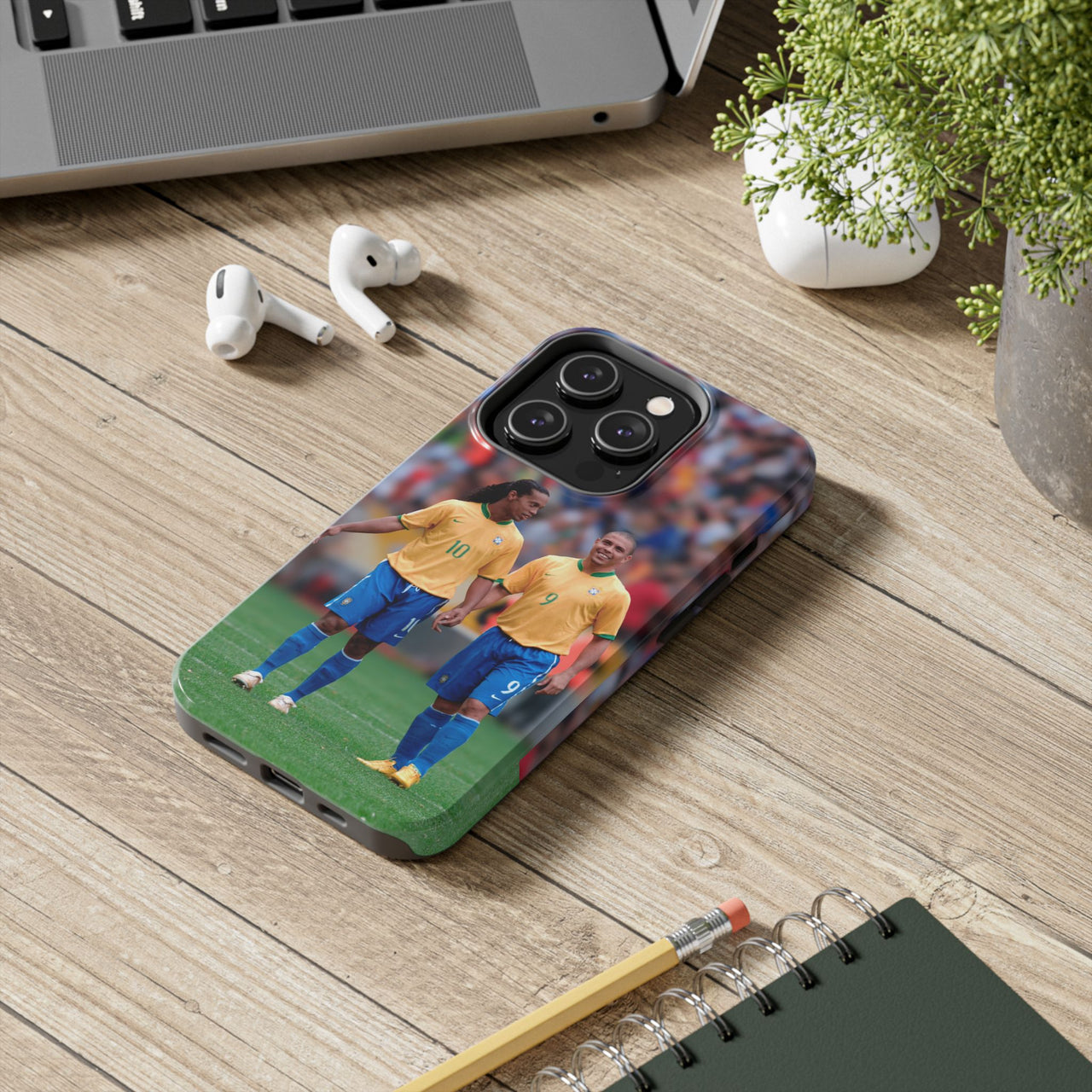 Ronaldinho and Ronaldo Phenomenon Tough Phone Case - Brazil National Team