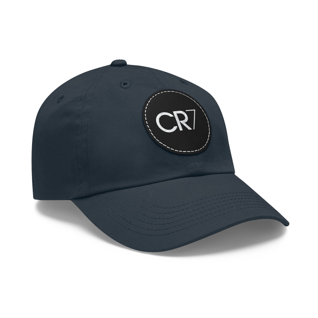 Cristiano Ronaldo CR7 Dad Hat with Leather Patch (Round)