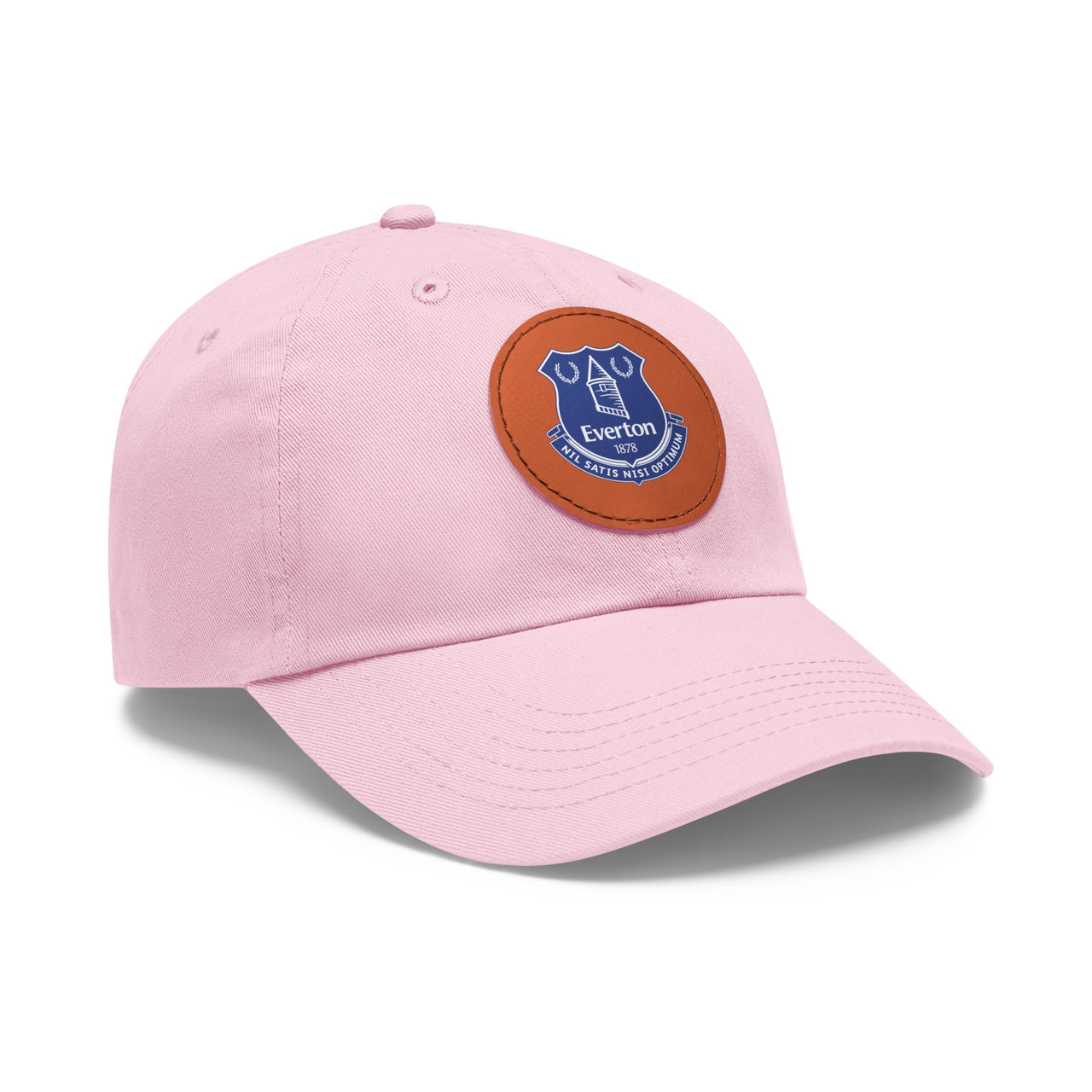 Everton Dad Hat with Leather Patch (Round)