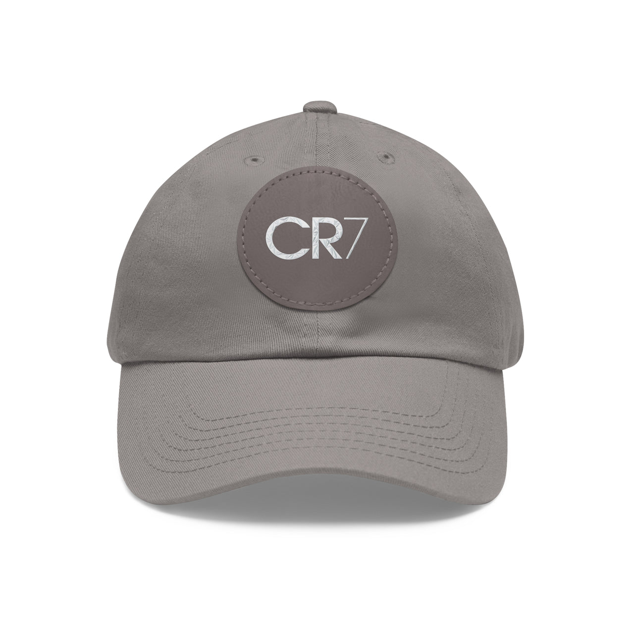 Cristiano Ronaldo CR7 Dad Hat with Leather Patch (Round)