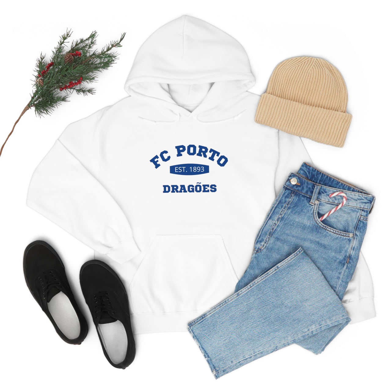 Porto Unisex Hooded Sweatshirt