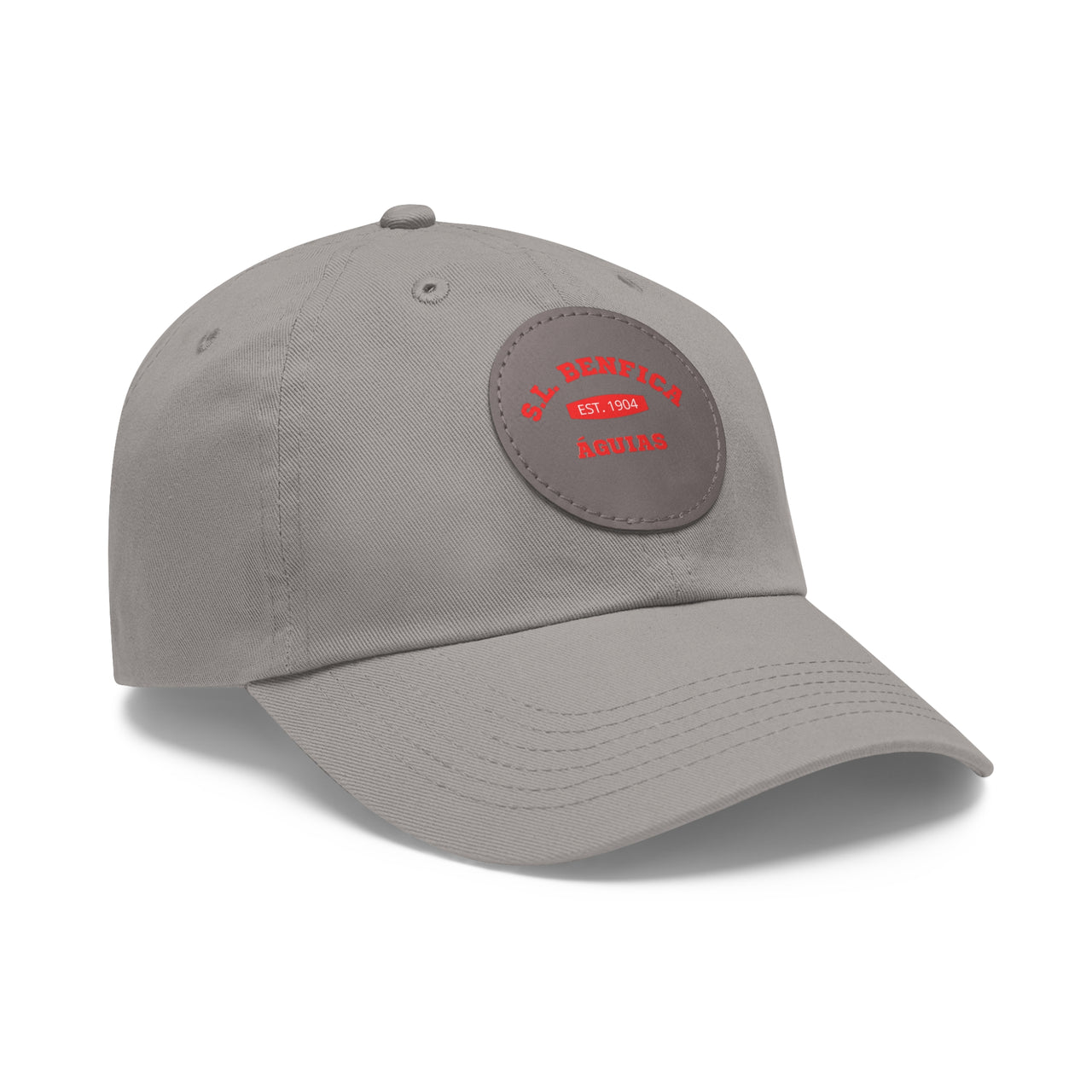 Benfica Dad Hat with Leather Patch (Round)