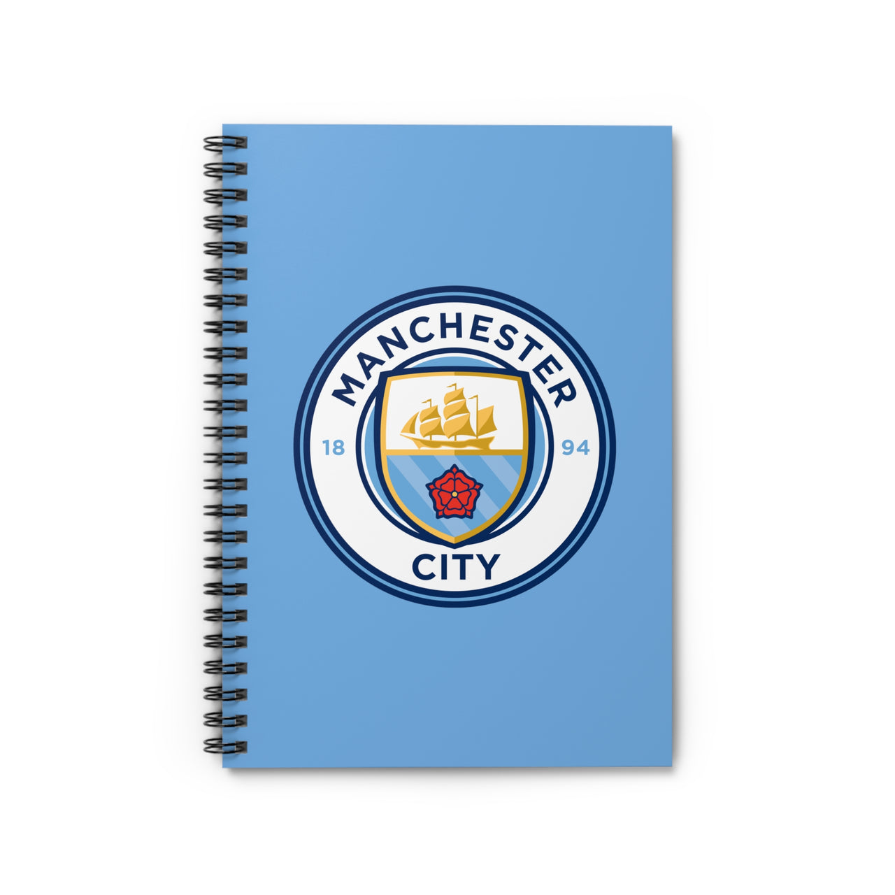 Manchester City Spiral Notebook - Ruled Line