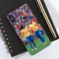 Thumbnail for Ronaldinho and Ronaldo Phenomenon Tough Phone Case - Brazil National Team