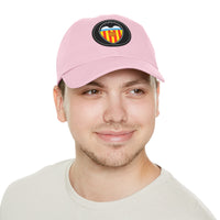 Thumbnail for Valencia Dad Hat with Leather Patch (Round)