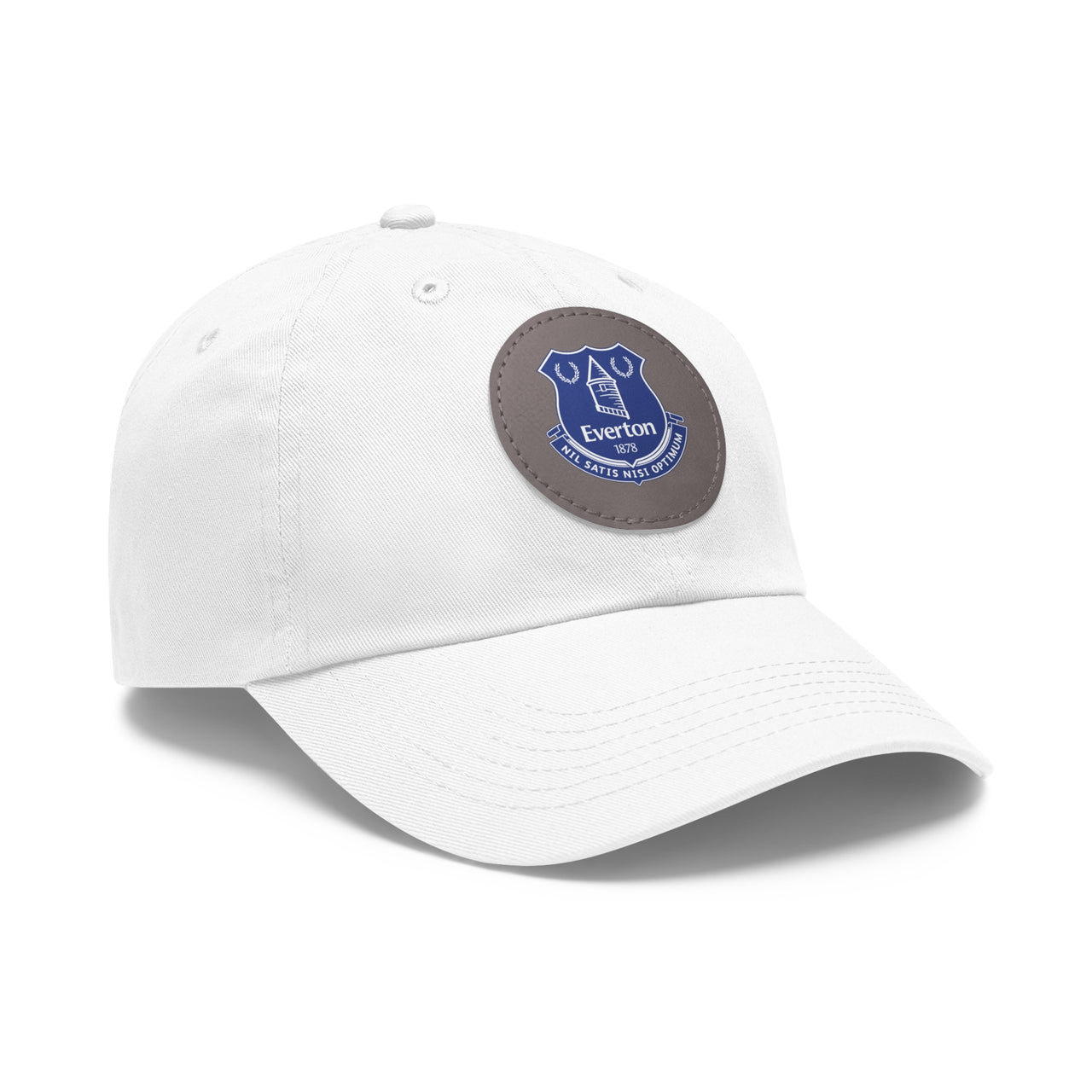 Everton Dad Hat with Leather Patch (Round)