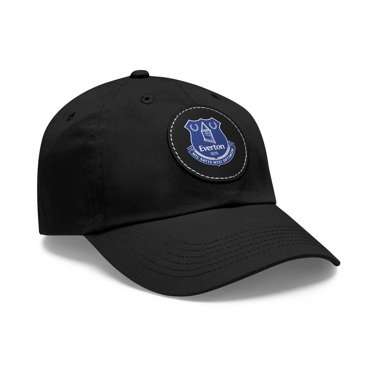 Everton Dad Hat with Leather Patch (Round)