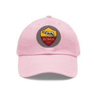 Thumbnail for Roma Dad Hat with Leather Patch (Round)