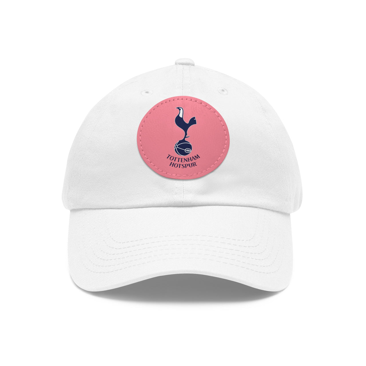 Tottenham Dad Hat with Leather Patch (Round)