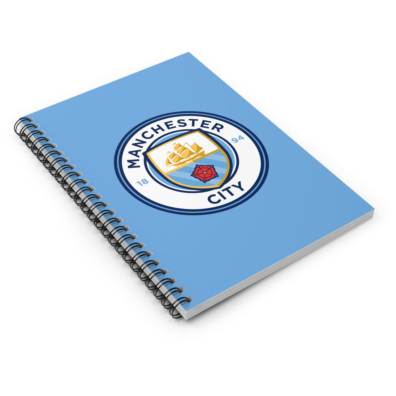 Manchester City Spiral Notebook - Ruled Line