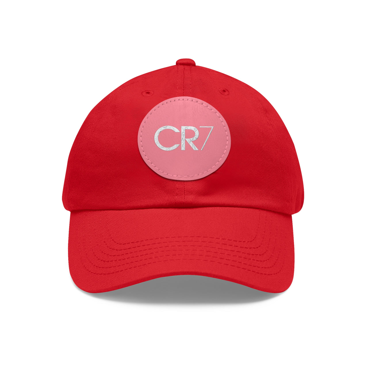 Cristiano Ronaldo CR7 Dad Hat with Leather Patch (Round)