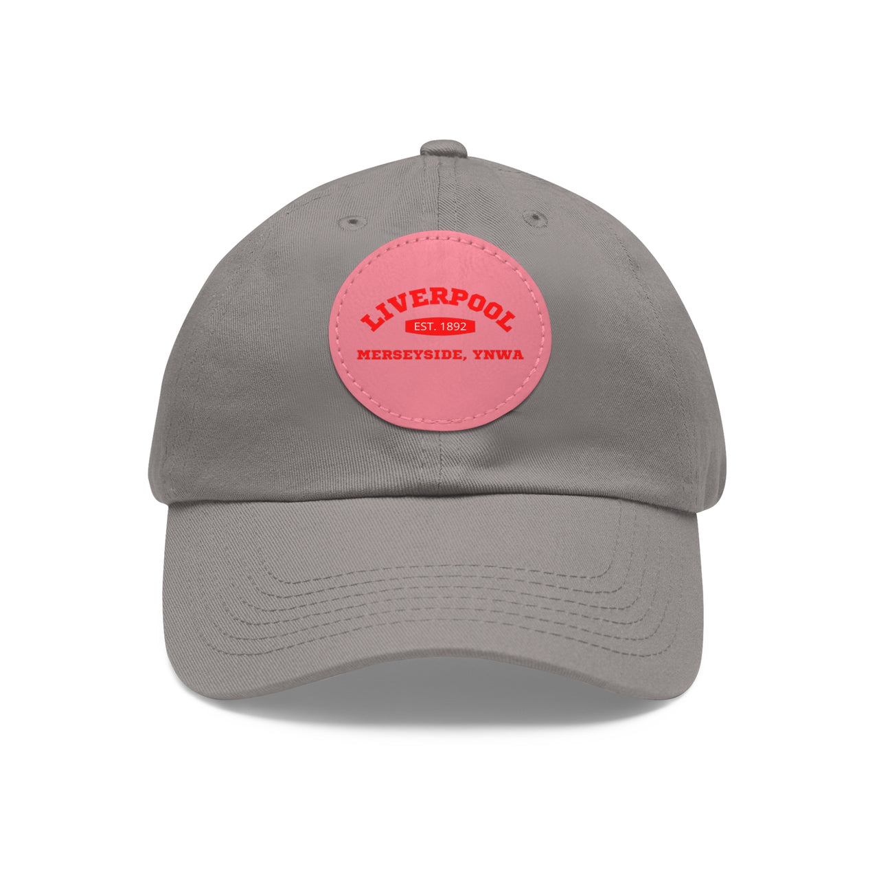 Liverpool YNWA Dad Hat with Leather Patch (Round)