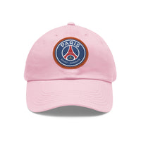 Thumbnail for PSG Dad Hat with Leather Patch (Round)