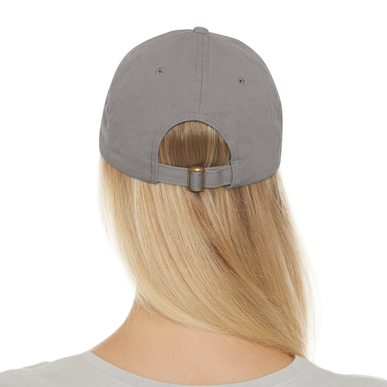 Valencia Dad Hat with Leather Patch (Round)