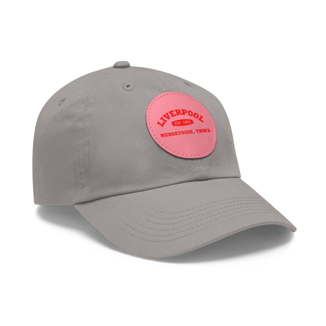 Liverpool YNWA Dad Hat with Leather Patch (Round)