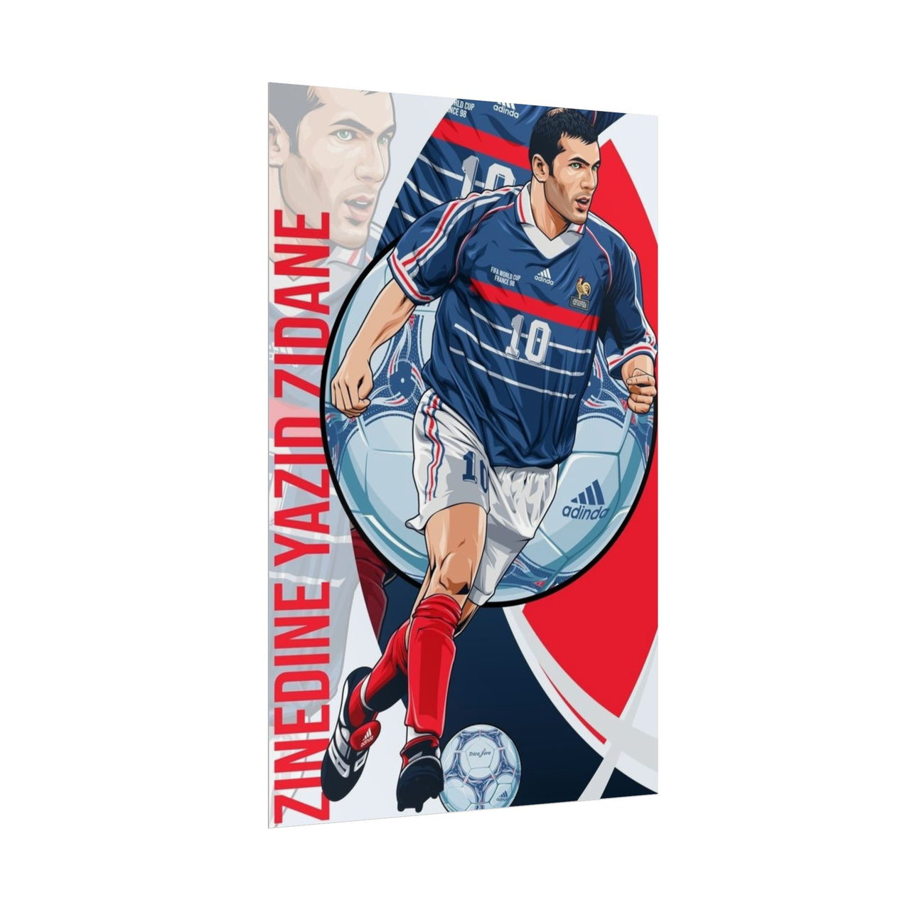 Zinedine Zidane France Rolled Posters