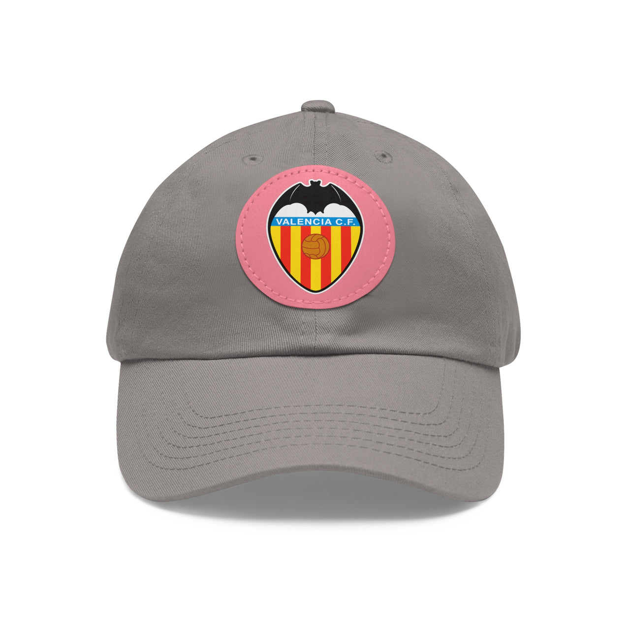 Valencia Dad Hat with Leather Patch (Round)