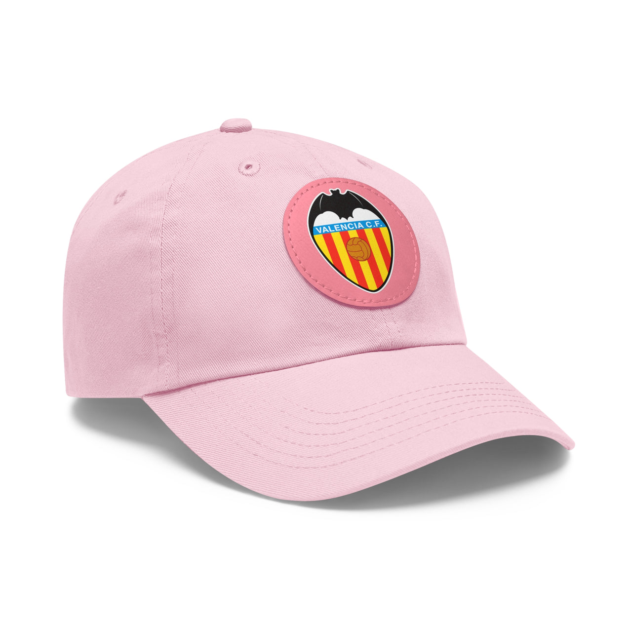 Valencia Dad Hat with Leather Patch (Round)