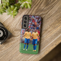 Thumbnail for Ronaldinho and Ronaldo Phenomenon Tough Phone Case - Brazil National Team