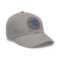 Thumbnail for Porto Dad Hat with Leather Patch (Round)