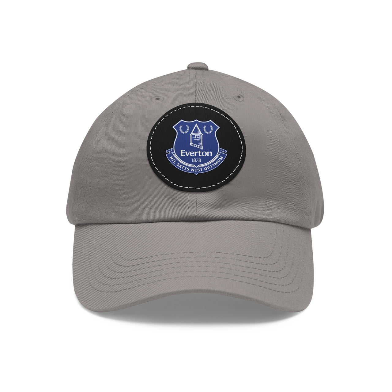 Everton Dad Hat with Leather Patch (Round)