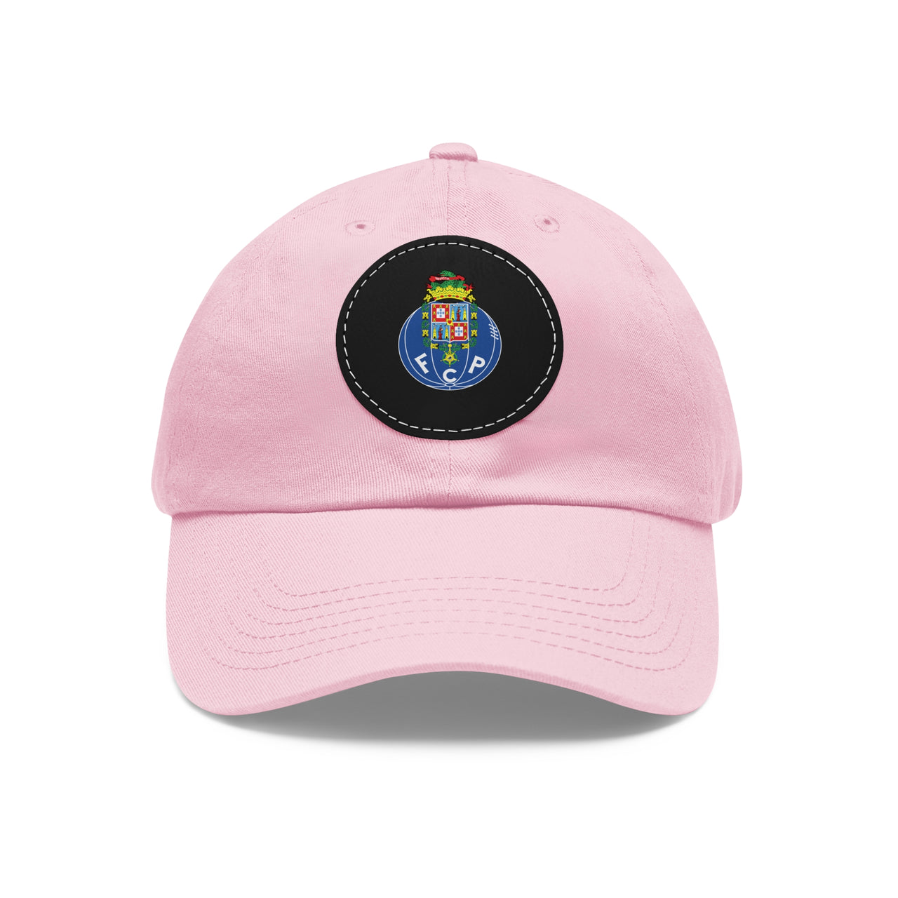 Porto Dad Hat with Leather Patch (Round)