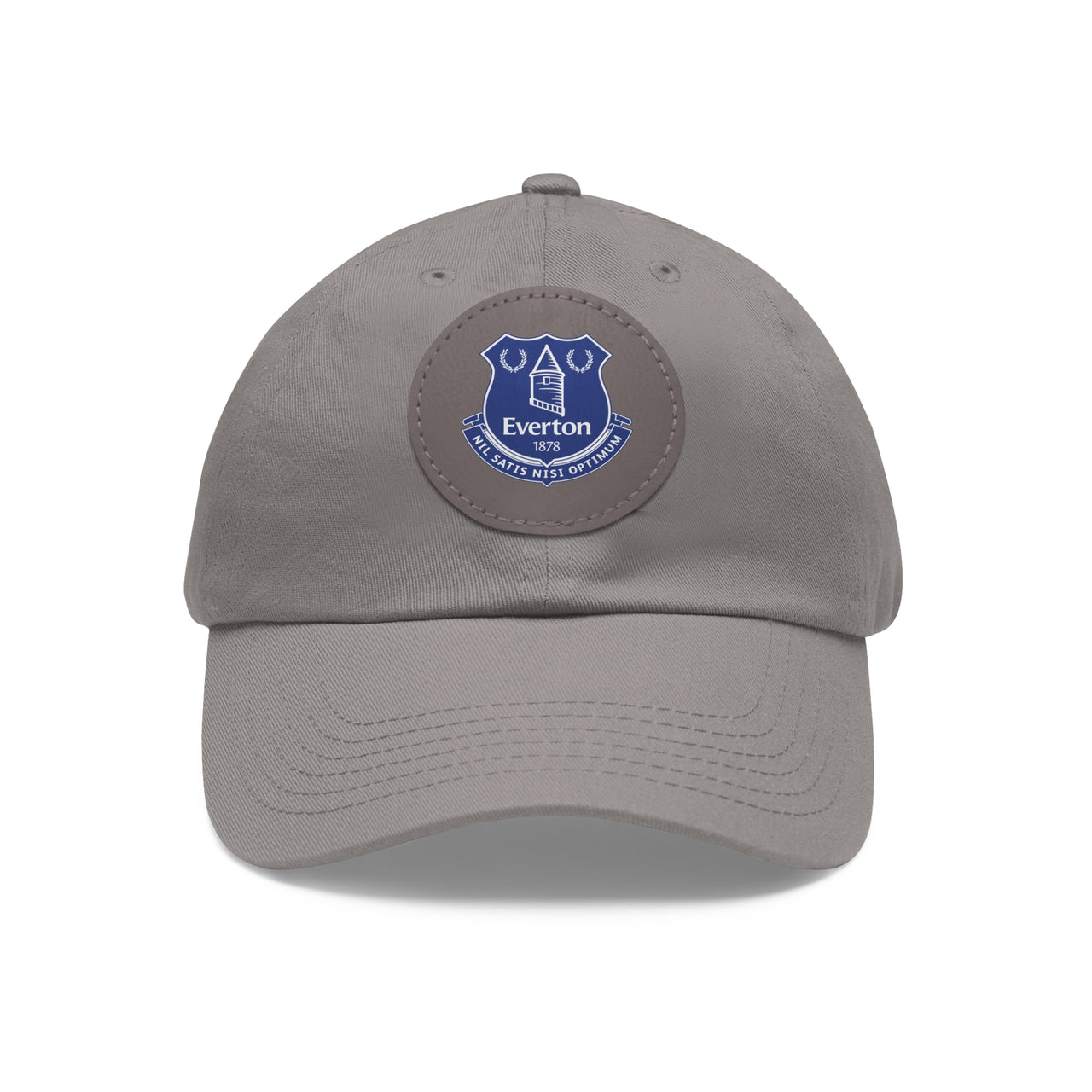 Everton Dad Hat with Leather Patch (Round)