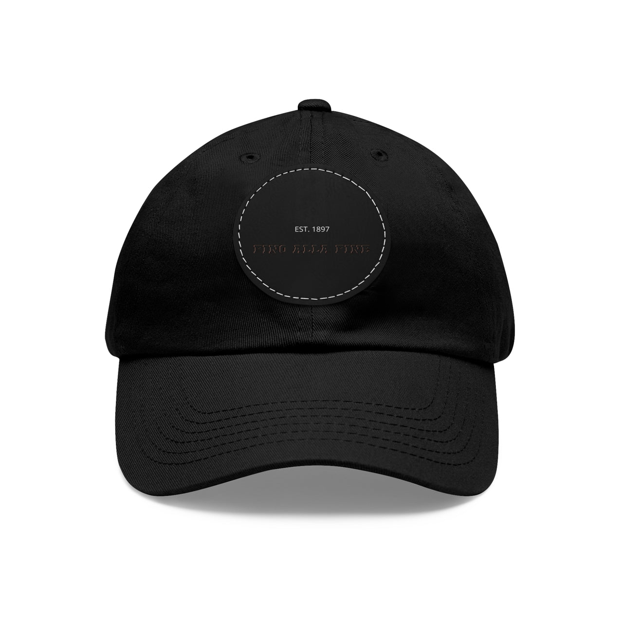 Juventus Slogan Dad Hat with Leather Patch (Round)