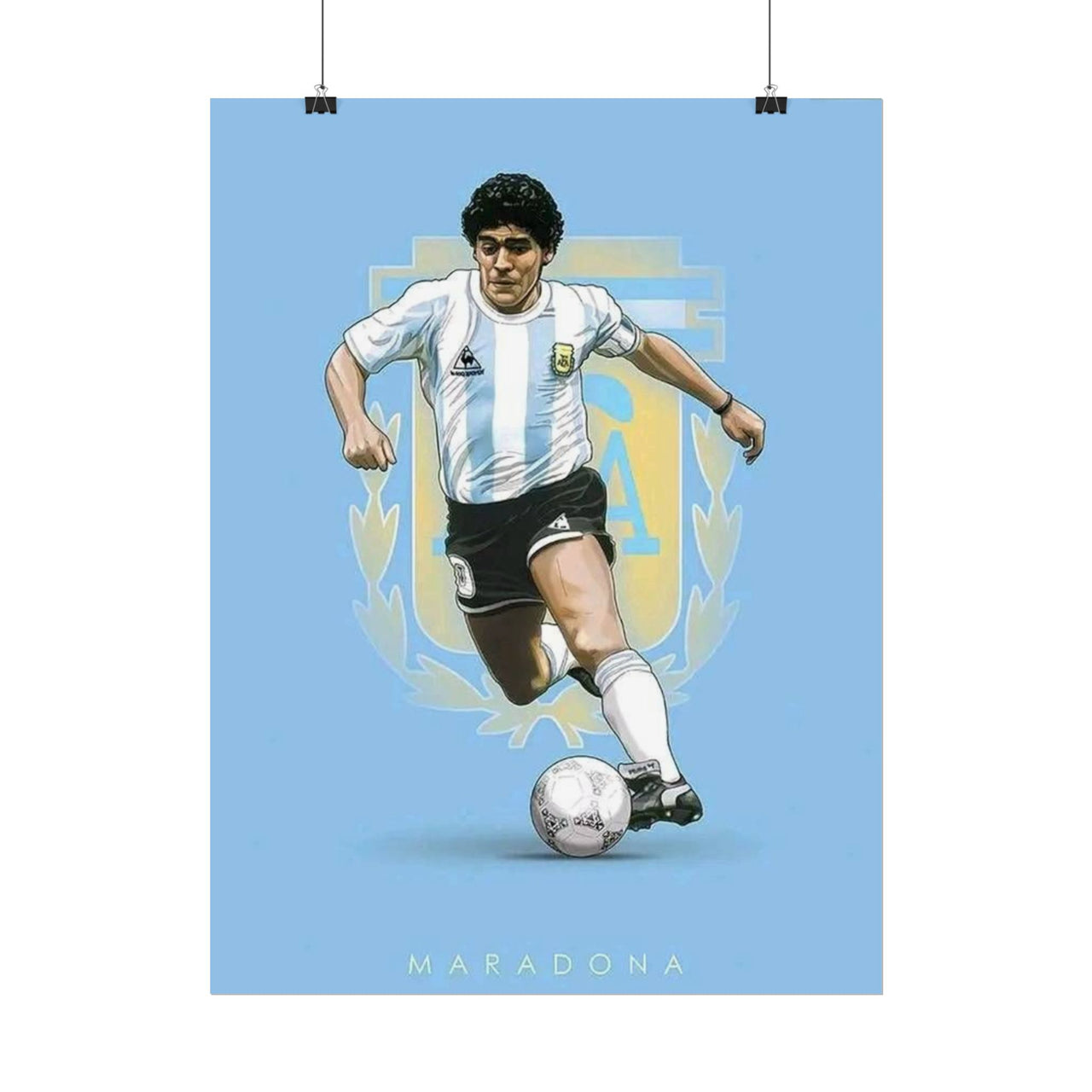 Diego Maradona Argentina Rolled Posters