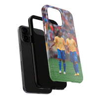 Thumbnail for Ronaldinho and Ronaldo Phenomenon Tough Phone Case - Brazil National Team