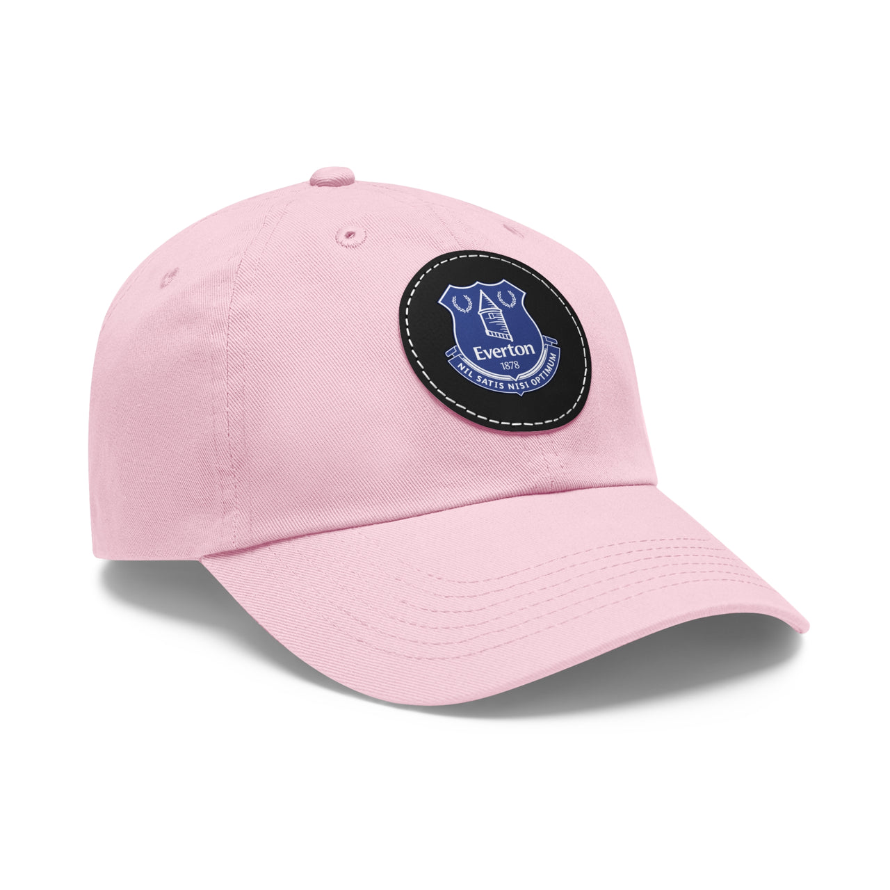 Everton Dad Hat with Leather Patch (Round)