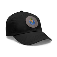 Thumbnail for Porto Dad Hat with Leather Patch (Round)