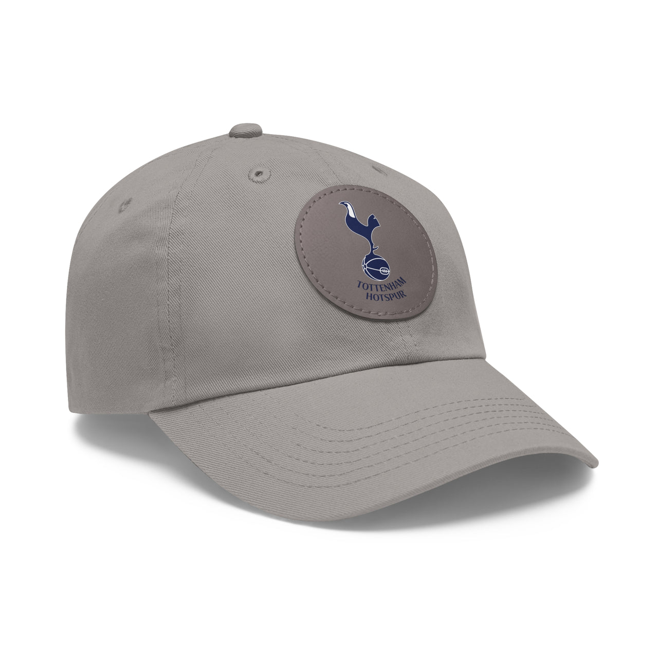 Tottenham Dad Hat with Leather Patch (Round)