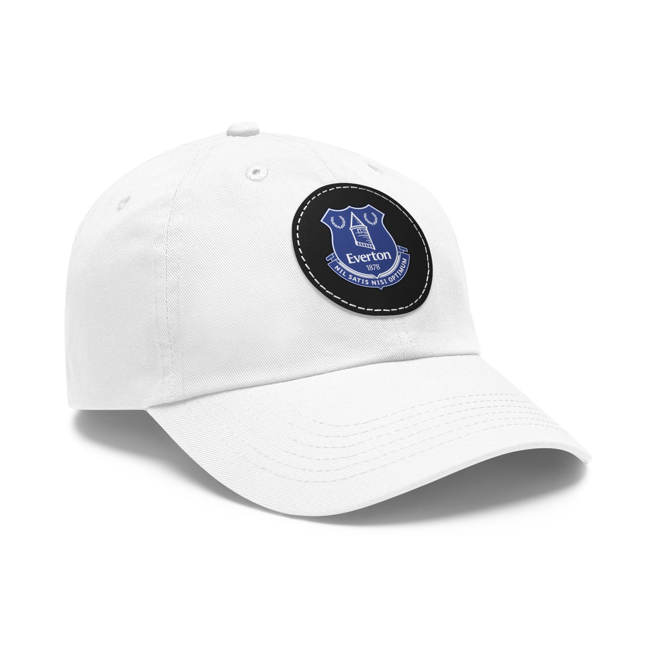 Everton Dad Hat with Leather Patch (Round)