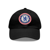 Thumbnail for Chelsea Dad Hat with Leather Patch (Round)