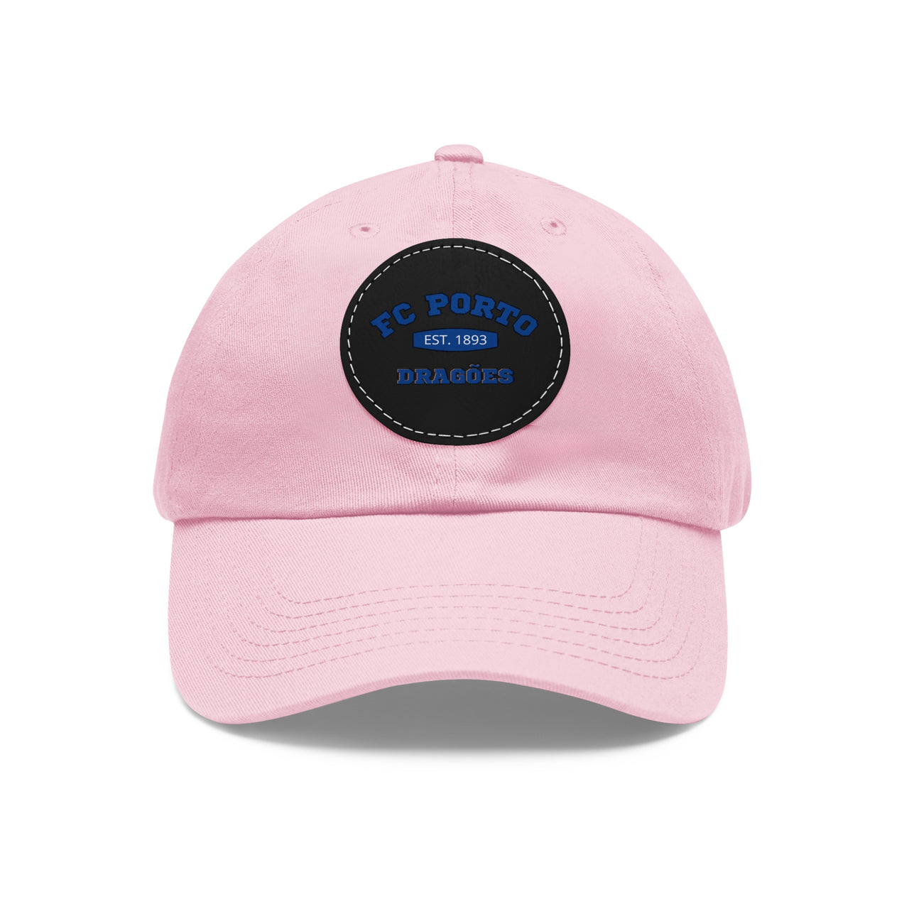 Porto Dad Hat with Leather Patch (Round)