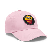 Thumbnail for Roma Dad Hat with Leather Patch (Round)