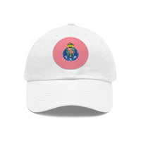 Thumbnail for Porto Dad Hat with Leather Patch (Round)