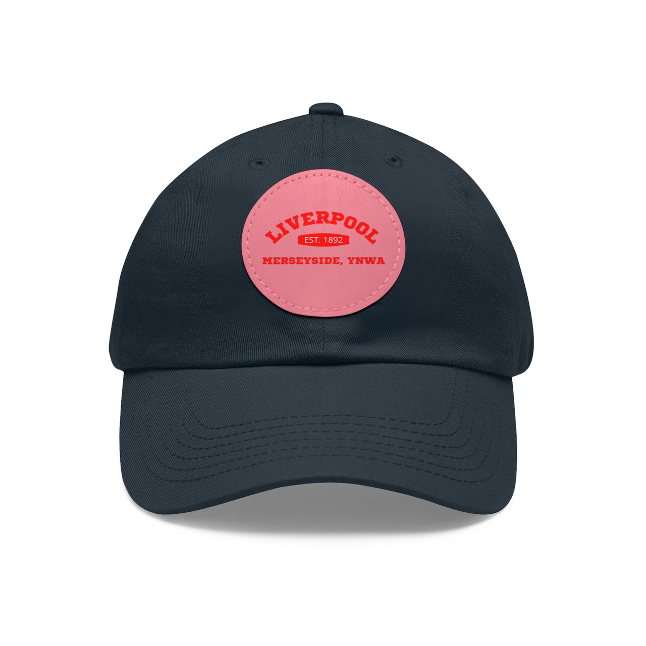 Liverpool YNWA Dad Hat with Leather Patch (Round)